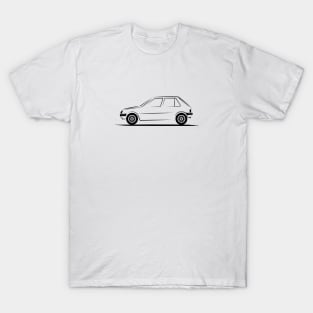 Peugeot 205 Black T-Shirt